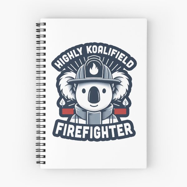 Item preview, Highly Koalified Firefighter Koala Funny designed and sold by CosmoLush.