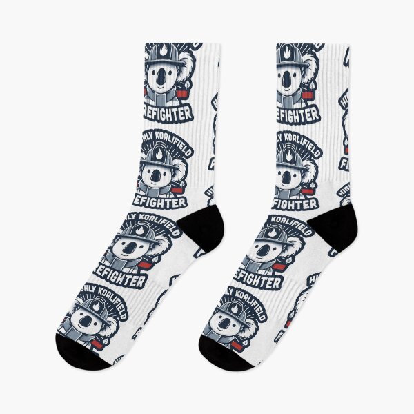 Item preview, Highly Koalified Firefighter Koala Funny designed and sold by CosmoLush.