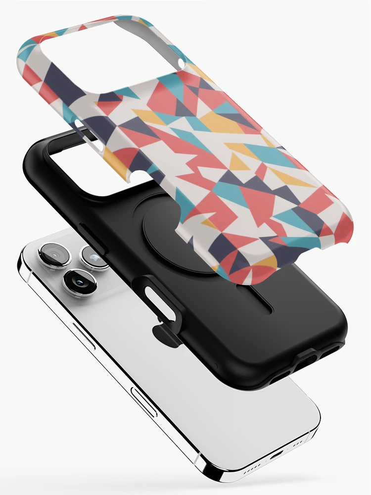 Thumbnail 2 of 4, iPhone Case, Colorful Geometry Pattern designed and sold by MeraStyle.