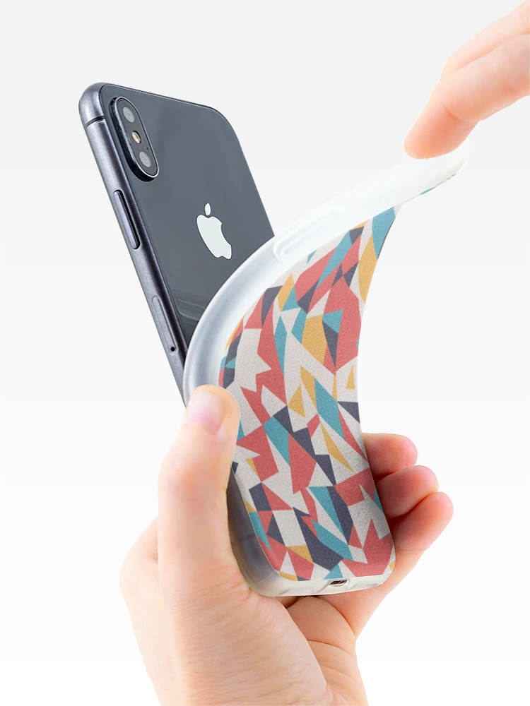 Thumbnail 4 of 5, iPhone Case, Colorful Geometry Pattern designed and sold by MeraStyle.