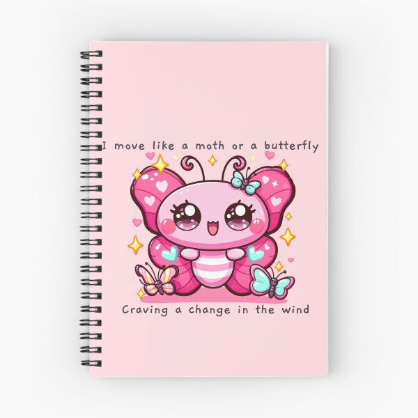 Item preview, I move like a moth or a butterfly craving a change in the wind designed and sold by KonichiwaCutie.