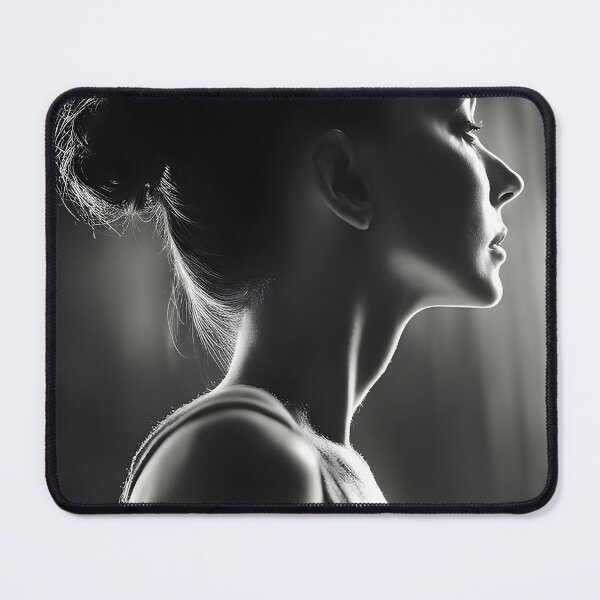 Item preview, Black and white photography portrait of a woman designed and sold by Working-Woman.
