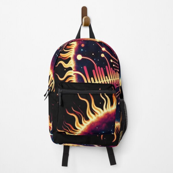 Item preview, Afro-futurism African Afro Girl Flames designed and sold by KitonicTees.