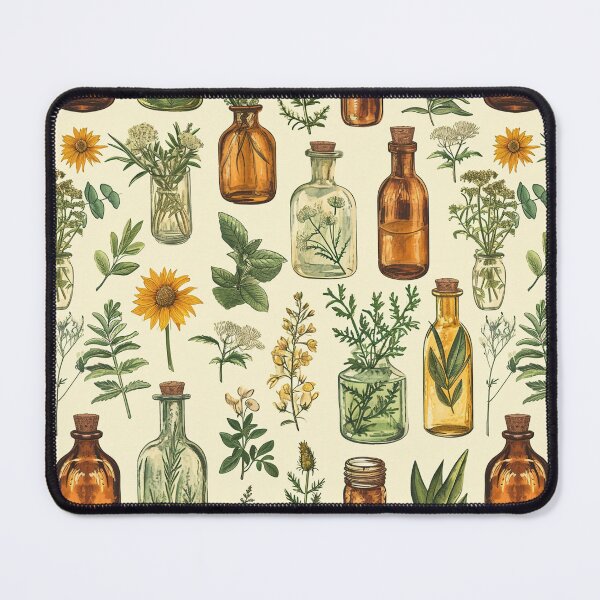 Item preview, Vintage Herbal Remedies Botanical Tapestry designed and sold by PBJArt.