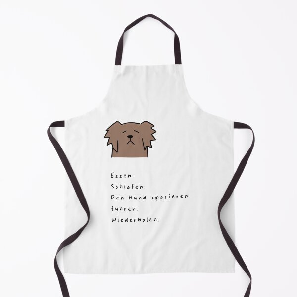 Item preview, Essen. Schlafen. Den Hund spazieren führen. Wiederholen - Dog Parent Daily Routine Design designed and sold by RM-Journey.