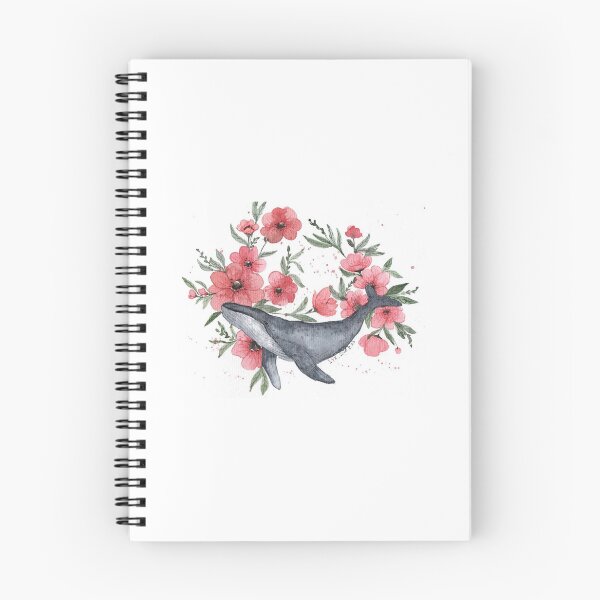 Item preview, Whale and flowers  designed and sold by YixuanLI95.