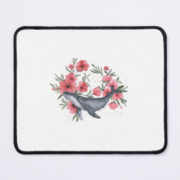 Item preview, Whale and flowers  designed and sold by YixuanLI95.