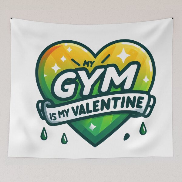 Item preview,  Gym is my valentine this year  designed and sold by Coollzone.