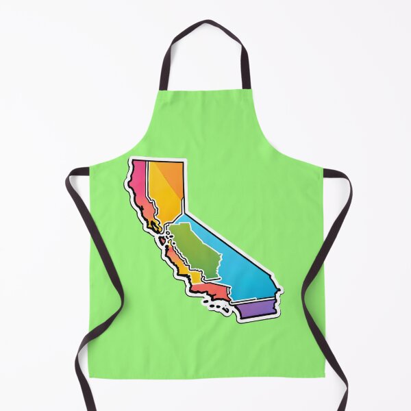 Artikelvorschau, USA California Map The Golden State entworfen und verkauft von TheArtOfPat.