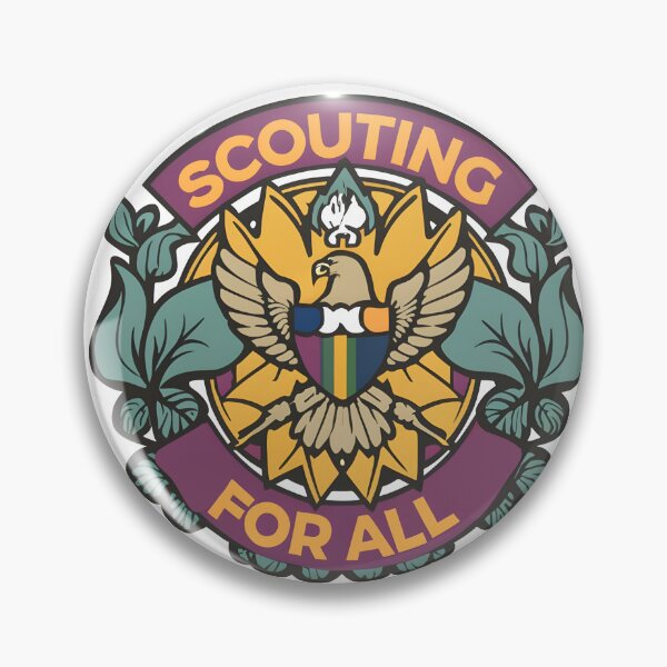 Item preview, Scouting for All: inclusivity and diversity within the Scout movement and how these values are reflected in World Scout Day observances.. sticker, designed and sold by ArtshirtGroup.