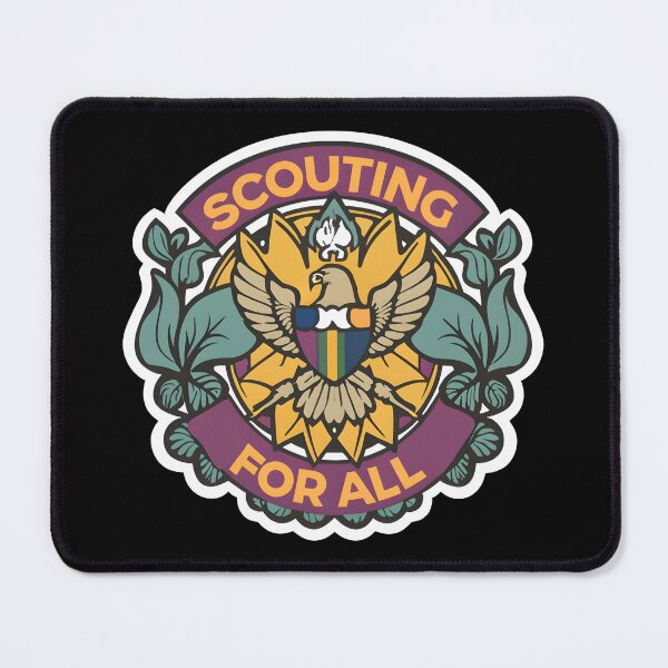 Item preview, Scouting for All: inclusivity and diversity within the Scout movement and how these values are reflected in World Scout Day observances.. sticker, designed and sold by ArtshirtGroup.