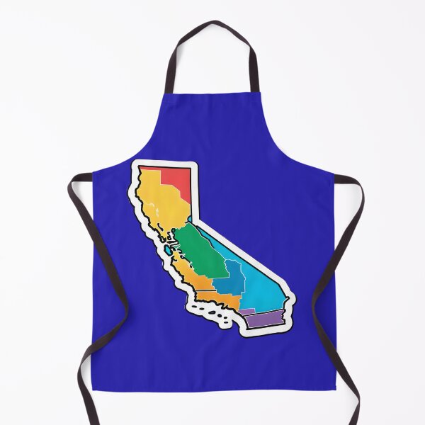 Artikelvorschau, USA California Map The Golden State entworfen und verkauft von TheArtOfPat.