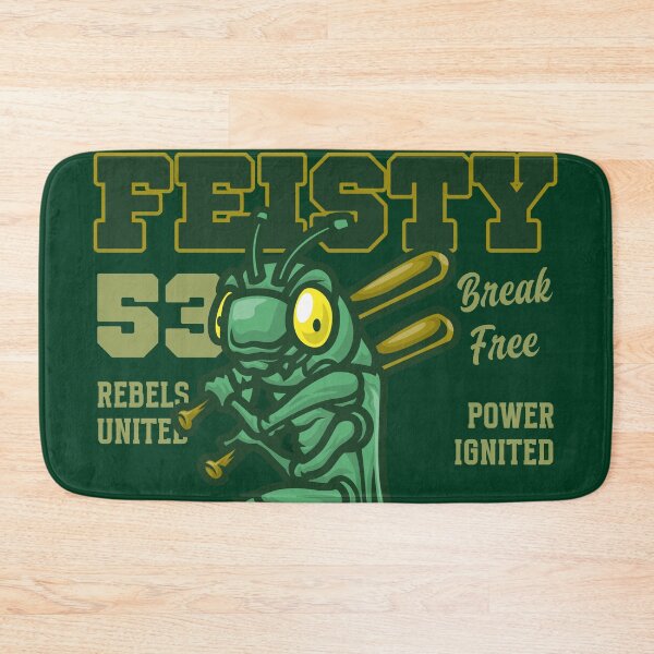 Item preview, FEISTY GREEN BUG SOFTBALL PLAYER designed and sold by 3nityoneart.