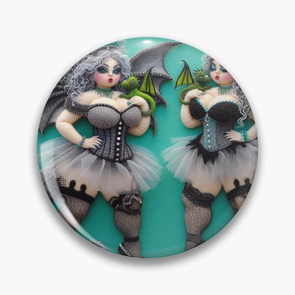Item preview, Burlesque Dragon Fairy with Drake designed and sold by FairytalePress.