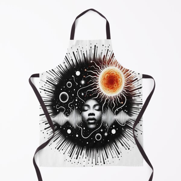 Item preview, Afrofuturism Afro Girl Sound Wave designed and sold by KitonicTees.