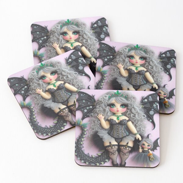 Item preview, Burlesque Dragon Fairy with Doll FF055 designed and sold by FairytalePress.