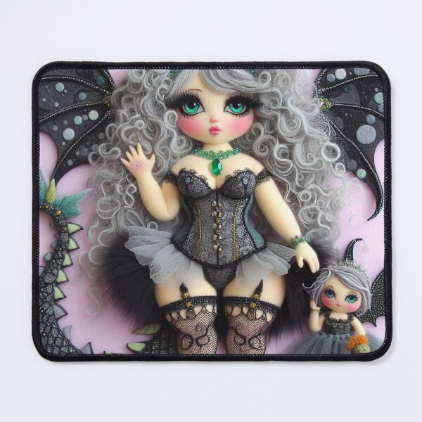 Item preview, Burlesque Dragon Fairy with Doll FF055 designed and sold by FairytalePress.