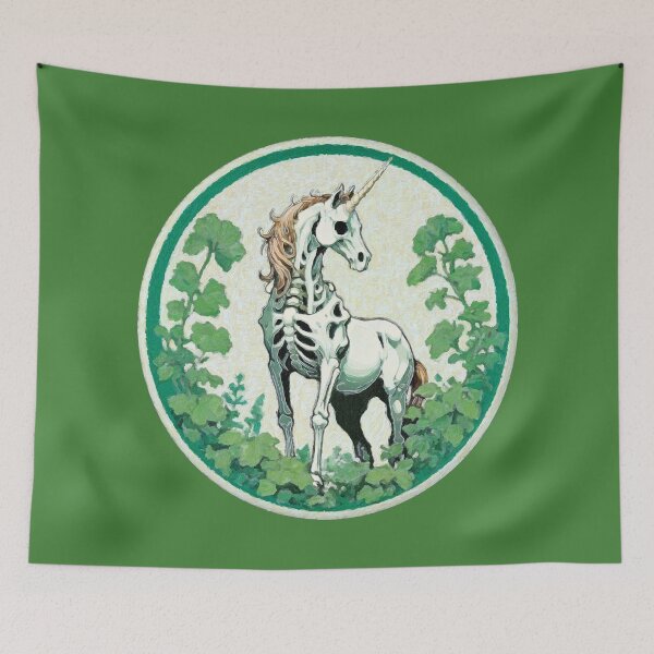 Item preview, The Skeletal Unicorn designed and sold by It's Just Me.