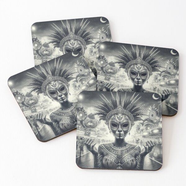Item preview, Carnival Noir: Elegance in Monochrome designed and sold by Rui Fernandes.
