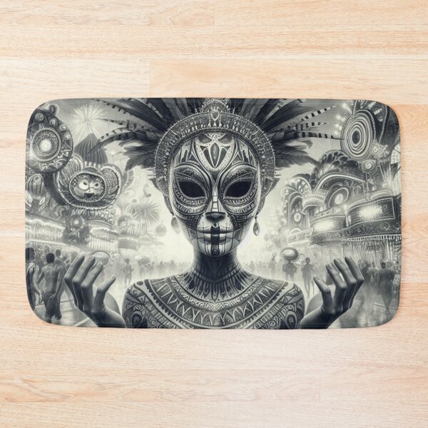 Item preview, Carnival Noir: Elegance in Monochrome designed and sold by Rui Fernandes.
