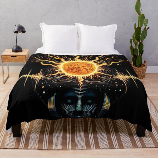 Item preview, Afro-futurism African Afro Girl Sun designed and sold by KitonicTees.