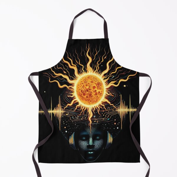 Item preview, Afro-futurism African Afro Girl Sun designed and sold by KitonicTees.