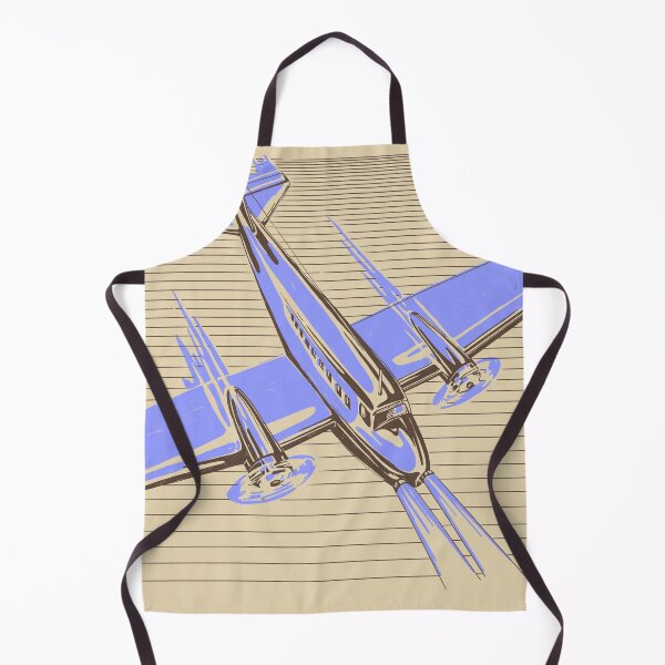 Item preview, Retro Airplane Blue and Beige designed and sold by MaryRose73744.
