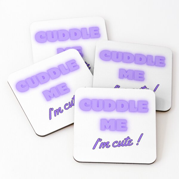 Item preview, Cuddle Me, I’m Cute, purple designed and sold by TrueheartPhoto.