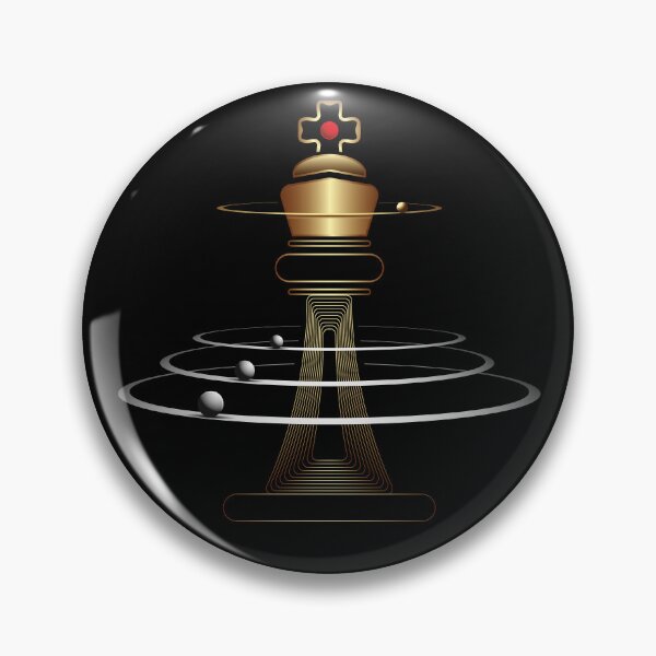 Item preview, Space chess piece king designed and sold by 0ut0fSpace.