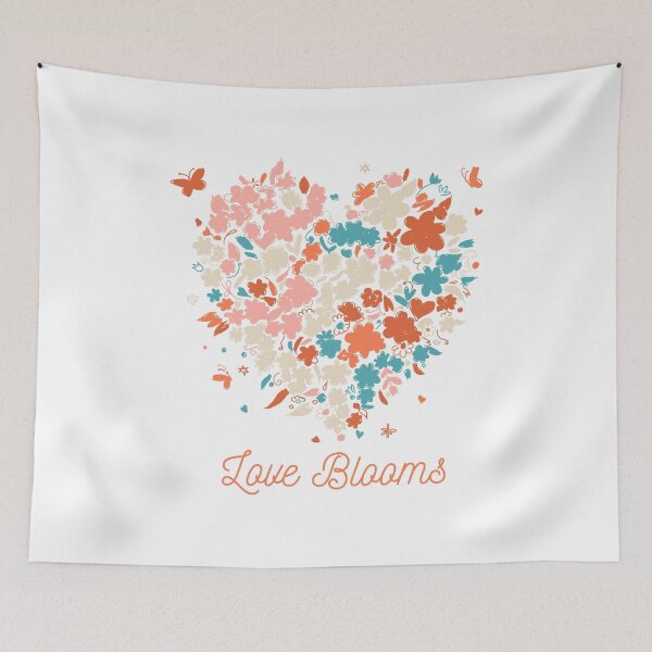 Item preview, Love Blooms, Floral Heart designed and sold by OLIHESSEL.