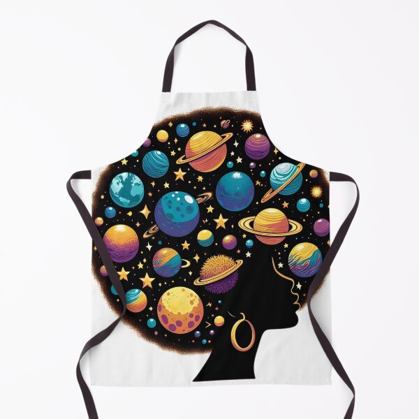 Item preview, Afro-futurism Afro Girl African Art designed and sold by KitonicTees.