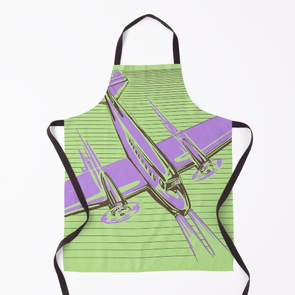 Item preview, Retro Airplane Violet and Green designed and sold by MaryRose73744.