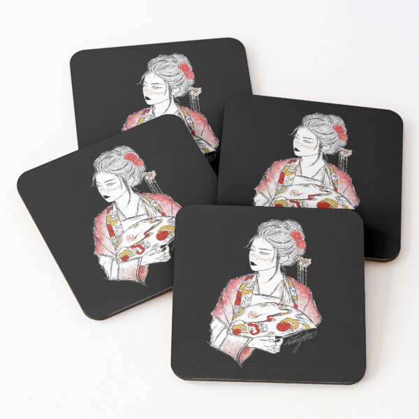 Item preview, Tattoo style23 Geisha with a fan designed and sold by TomVtX.