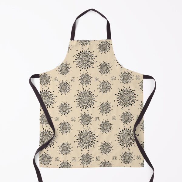 Item preview, Beige Sun Mandala - Vintage sunshine - Sun Print designed and sold by DreamersPlan.