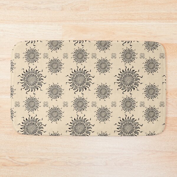 Item preview, Beige Sun Mandala - Vintage sunshine - Sun Print designed and sold by DreamersPlan.