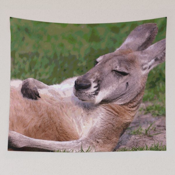 Item preview, Sleeping Australian Kangaroo #18 designed and sold by KingdomWildlife.