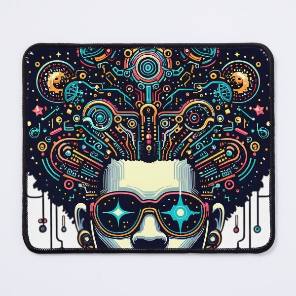 Item preview, Afrofuturism Afro Boy African Art designed and sold by KitonicTees.
