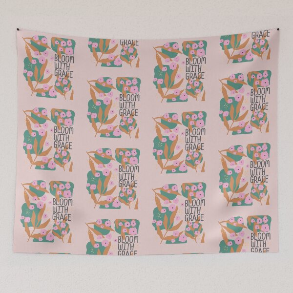 Artikelvorschau, Bloom With Grace Botanisches T-Shirt entworfen und verkauft von Seedcap7.
