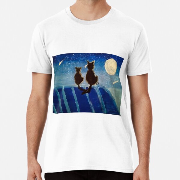 Item preview, Cats under the moon designed and sold by ivankacheresnye.