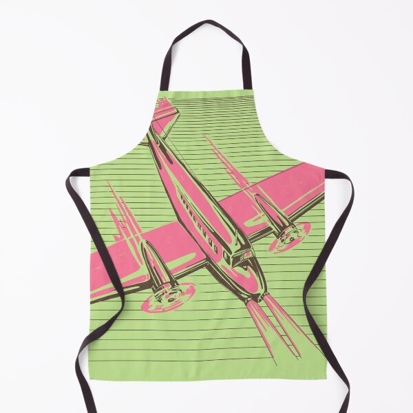 Item preview, Retro Airplane Pink and Green designed and sold by MaryRose73744.