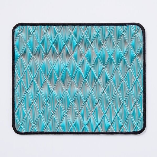 Item preview, 3D Cyan and White Tile Pattern designed and sold by TheRulerofEarth.