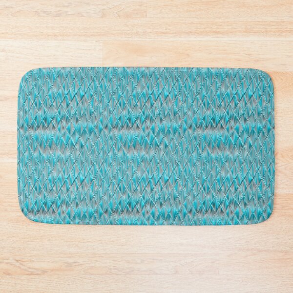 Item preview, 3D Cyan and White Tile Pattern designed and sold by TheRulerofEarth.