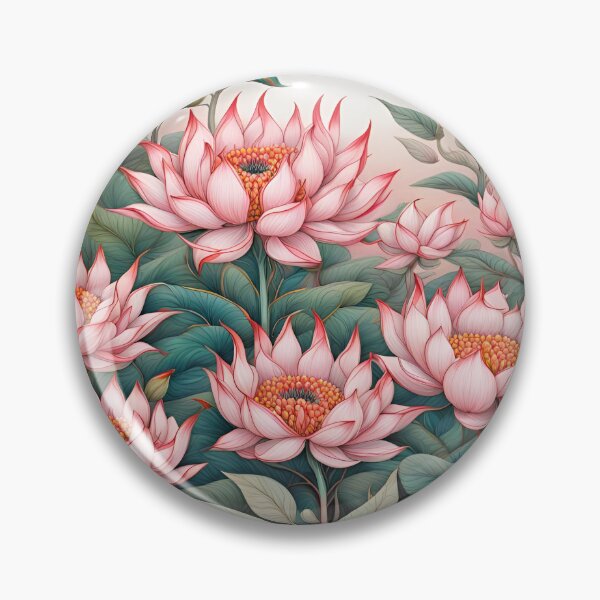 Item preview, 5 Pink wildflowers designed and sold by Coolparrotgirl.