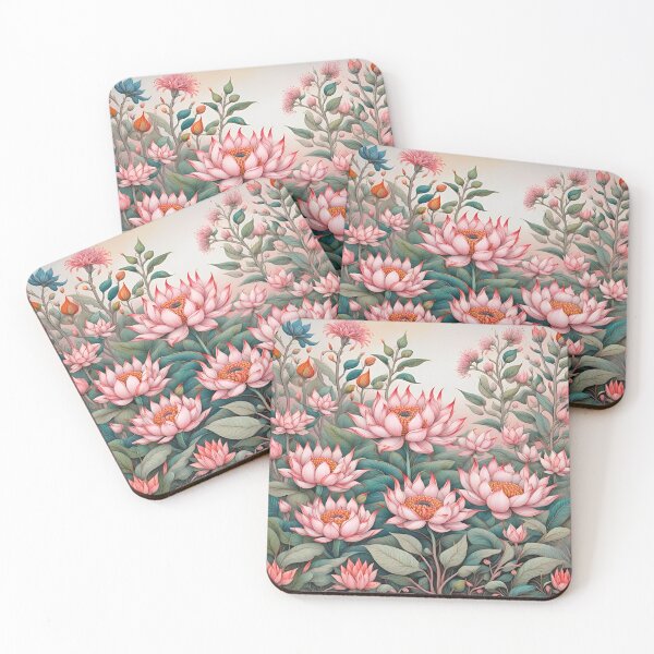 Item preview, 5 Pink wildflowers designed and sold by Coolparrotgirl.