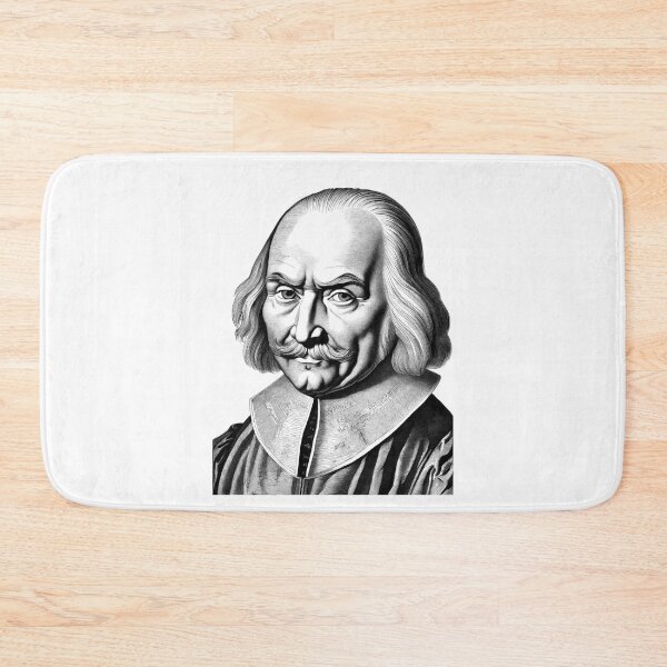 Item preview, Portrait of Thomas Hobbes designed and sold by NTGUILTY.