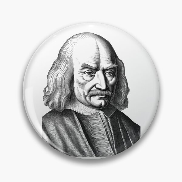 Item preview, Thomas Hobbes portrait designed and sold by NTGUILTY.