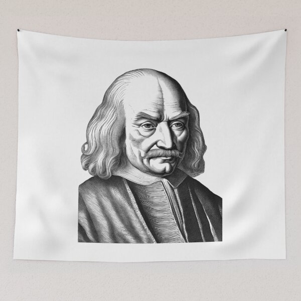 Item preview, Thomas Hobbes portrait designed and sold by NTGUILTY.