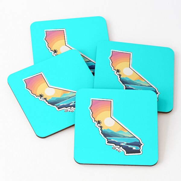 Item preview, USA California Map The Golden State designed and sold by TheArtOfPat.