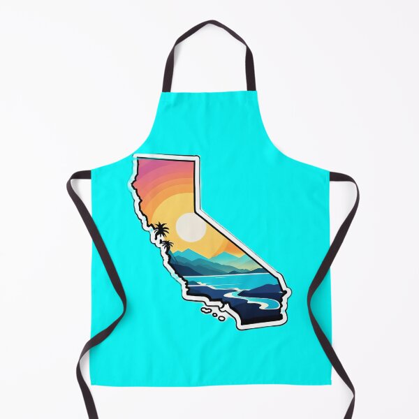 Item preview, USA California Map The Golden State designed and sold by TheArtOfPat.