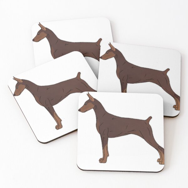 Item preview, Red and Tan Doberman  designed and sold by harmopiavu.